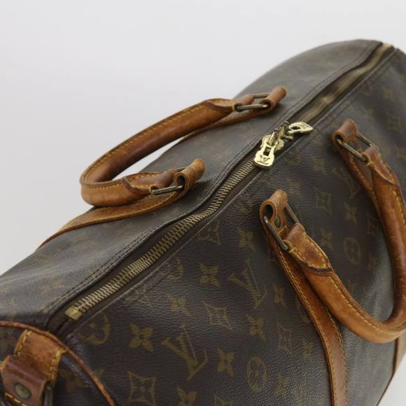 LOUIS VUITTON Monogram Keepall Bandouliere 50 Boston Bag M41416 LV Auth ki3982 - Picture 6 of 16